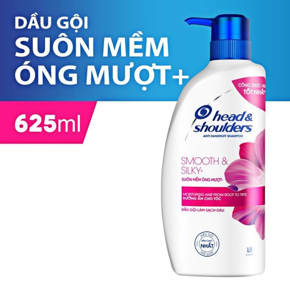 Dầu gội  Head & Shoulders suôn mềm óng mượt  625g