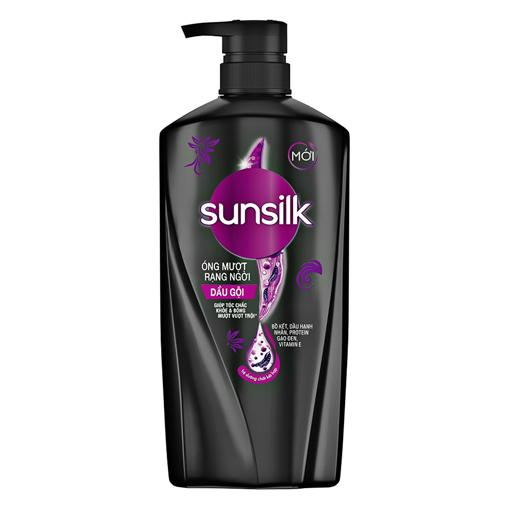 Sunsilk DG  đen óng mượt rạng ngời 600g/8 chai