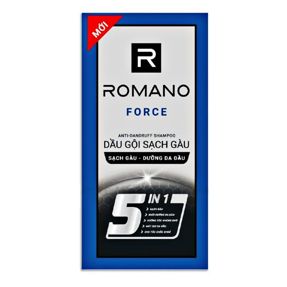 Dầu gội  Romano  trị gàu Force 5gx12