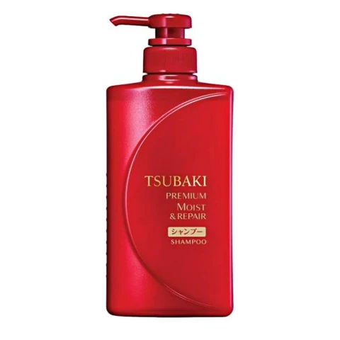 Dầu gội dưỡng tóc bóng mượt Tsubaki premium moist đỏ 450ml/490ml/9