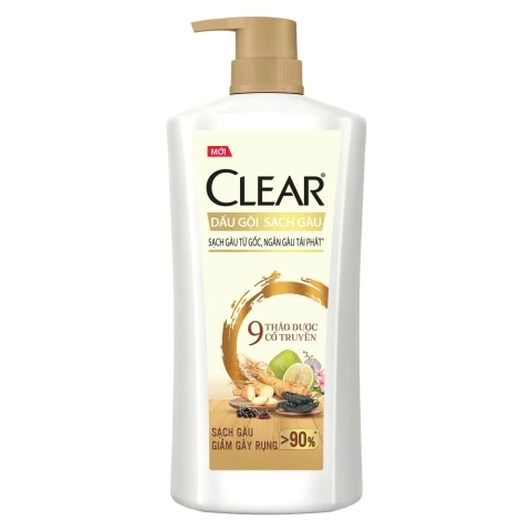 Dầu gội Clear  9 thảo dược cổ truyền 630g/8