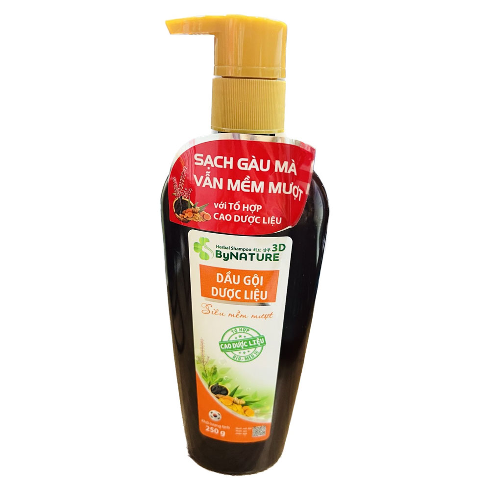 Dầu gội dược liệu Bynature  siêu mượt có vòi  250g