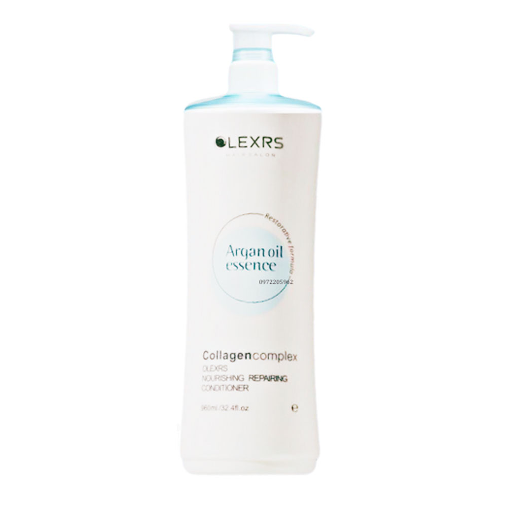 Dầu xả Olexrs  kiềm dầu và trị gầu chai xanh 960ml