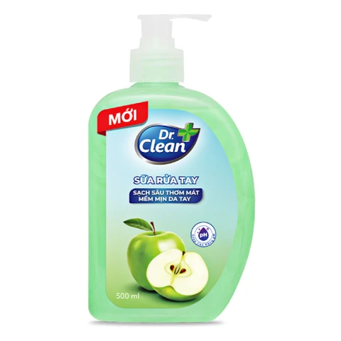 Nước rửa tay Dr clean hương táo 500ml
