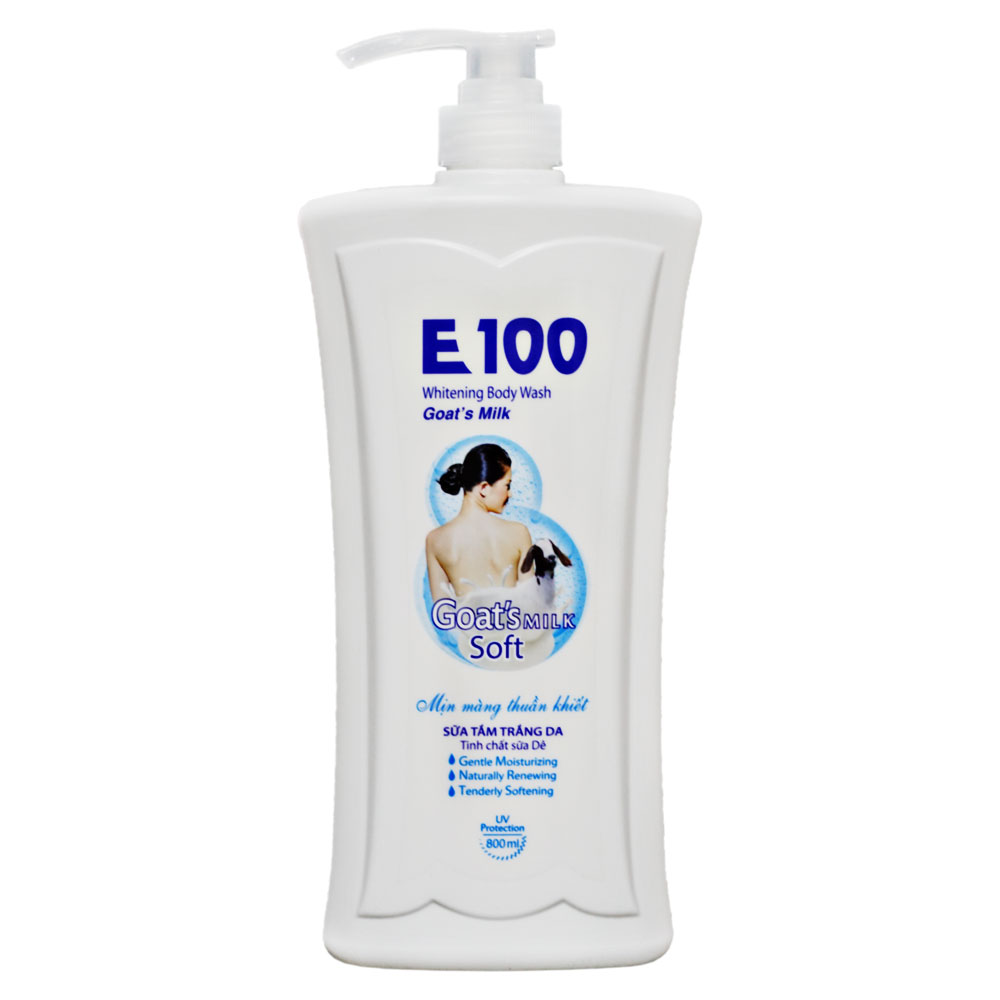 Sữa tắm E100 sữa dê  1.2L