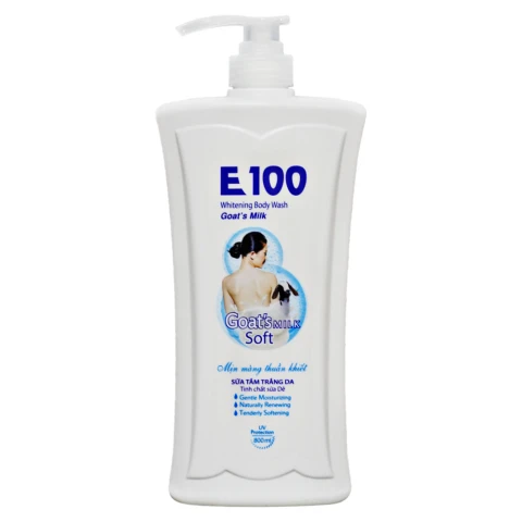 Sữa tắm E100 sữa dê  1.2L
