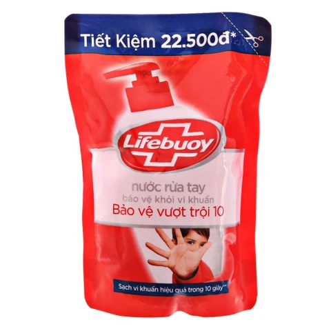 Nước rửa tay Lifebuoy bạc bảo vệ  túi   400g