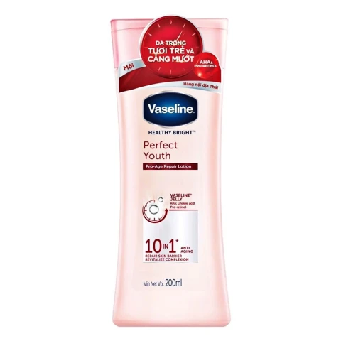 Sữa dưỡng thể Vaseline trắng da 10 lợi ích  200ml