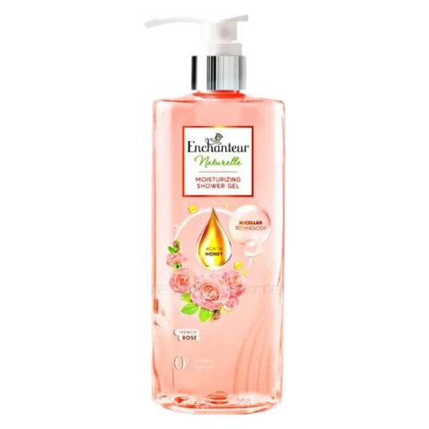 Sữa tắm Enchanteur  Naturel hoa hồng 510g/12