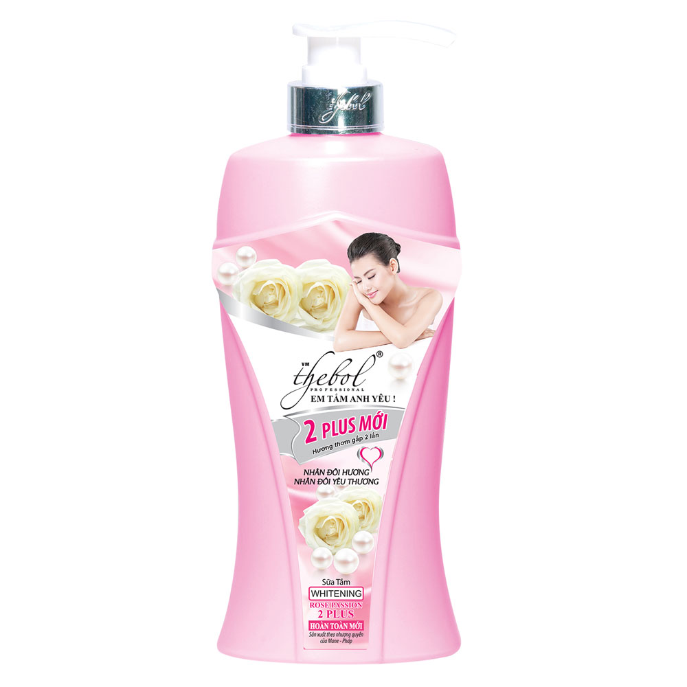 Sữa tắm The Bol thảo dược silk protein hoa hồng diếp cá 650g/18