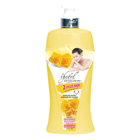 Sữa tắm thảo dược silk protein hoa hồng khương hoàng 925g/12
