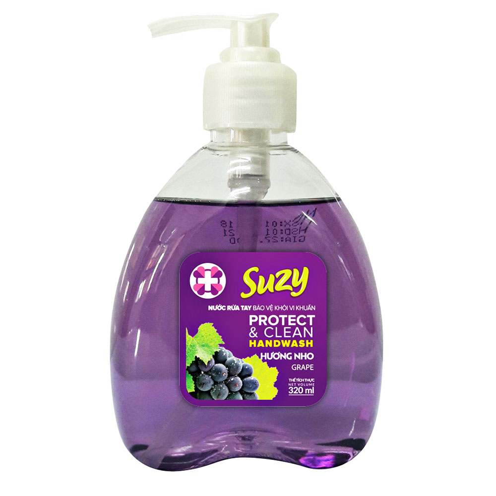Nước rửa tay Suzy hương nho chai  320ml