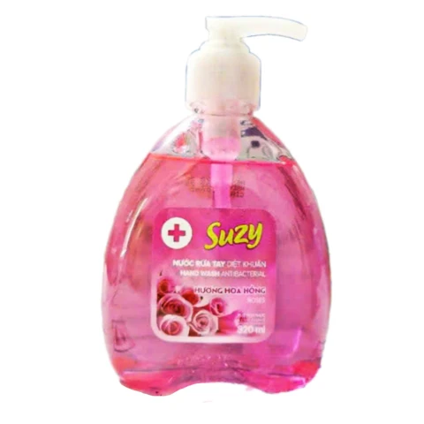 Nước rửa tay Suzy  hương hoa hồng chai  320ml