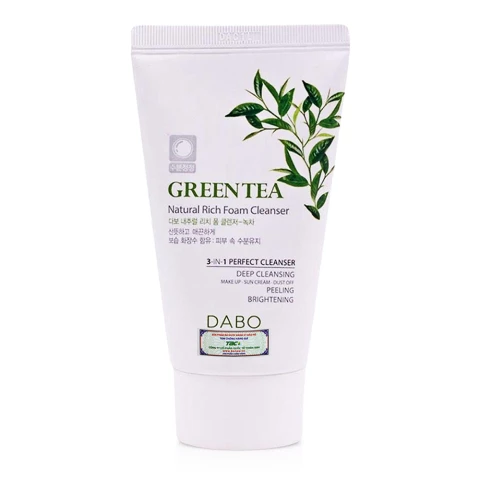 Sữa rửa mặt Dabo 3in1 trà xanh  60ml