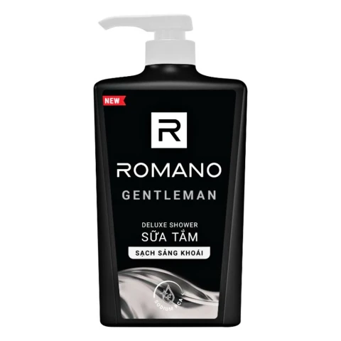 Sữa tắm Romano  Gentleman sạch sảng khoái  650g