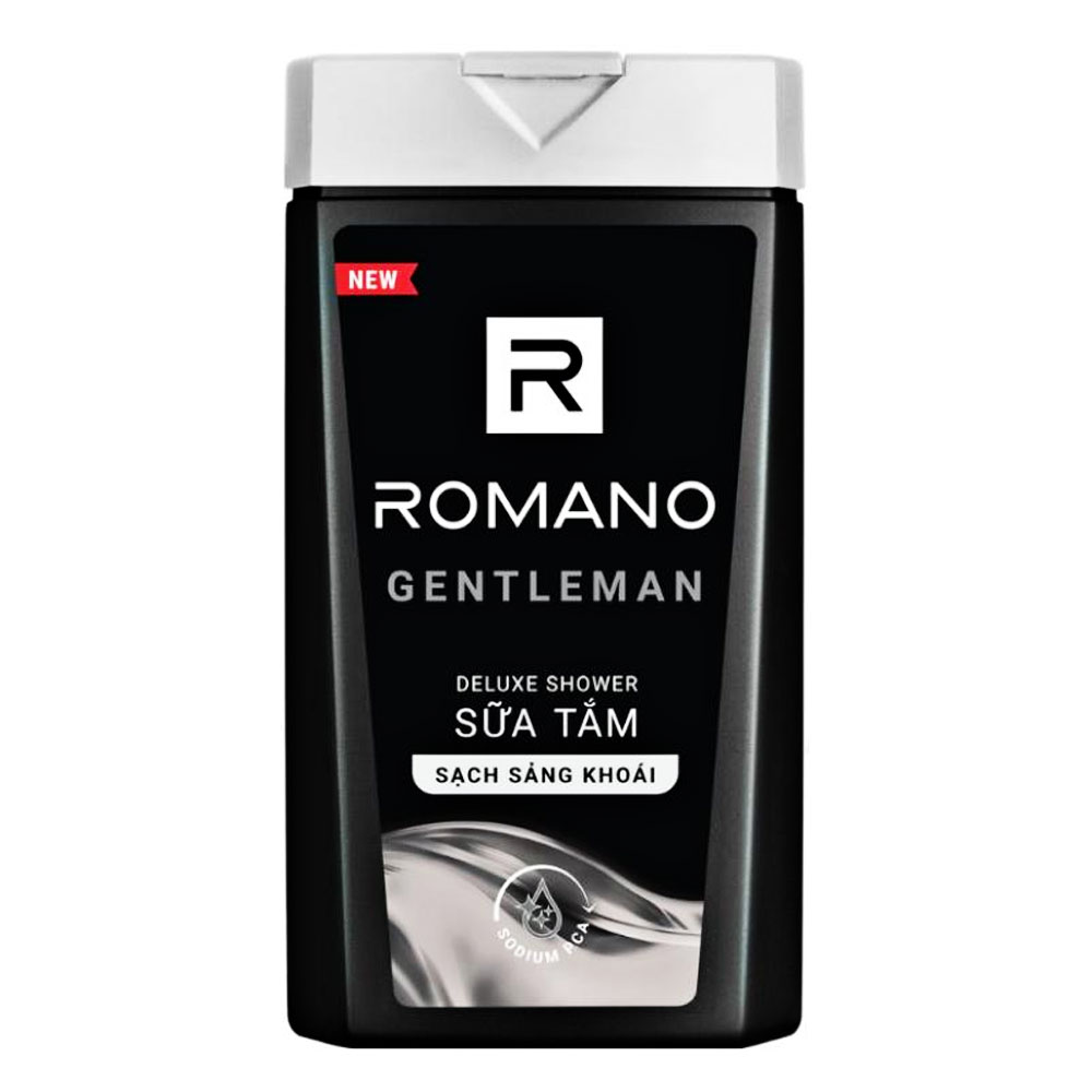 Sữa tắm Romano  Gentleman sạch sảng khoái  180g