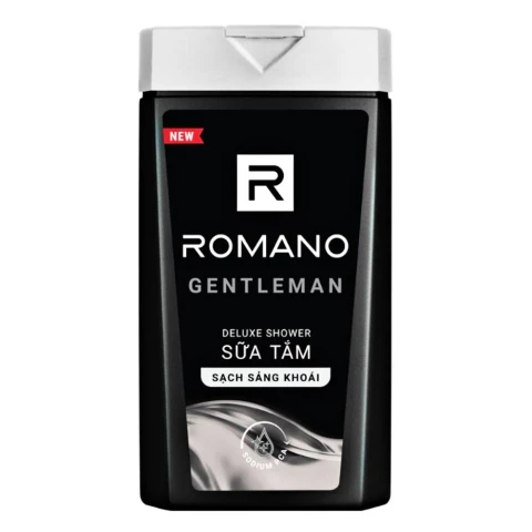 Sữa tắm Romano  Gentleman sạch sảng khoái  180g