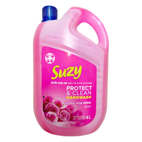 Nước rửa tay Suzy hương hoa hồng 4L