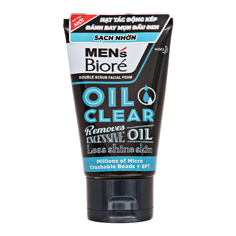 Sữa rửa mặt Men's Bioré Sạch Nhờn 100g/3