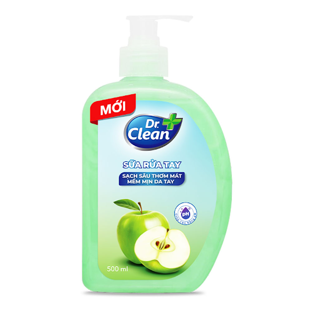 Nước rửa tay Dr.Clean hương táo 1L