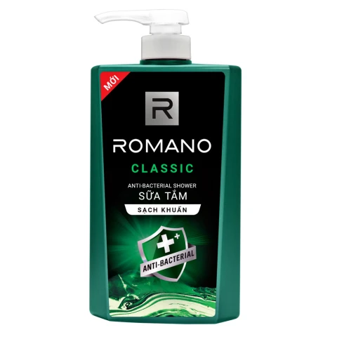Sữa tắm Romano sạch khuẩn classic   650g