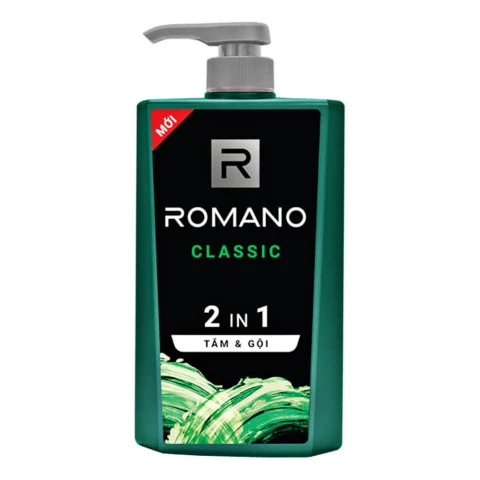 Tắm gội Romano 2 in 1 Classic  650g