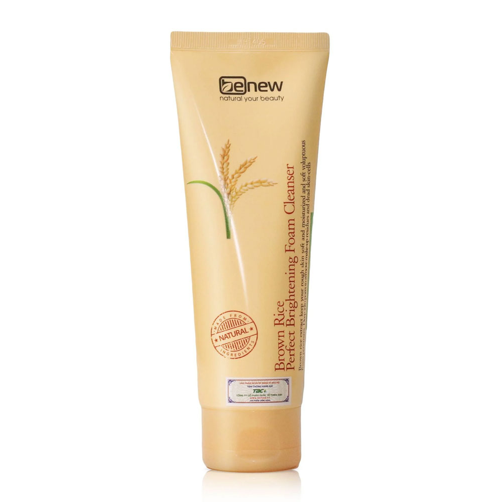Sữa rửa mặt Benew Brown rice brightening mầm gạo 160ml