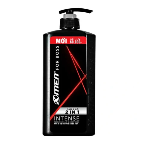 Tắm gội  Xmen 2 in 1 for boss intense   650g