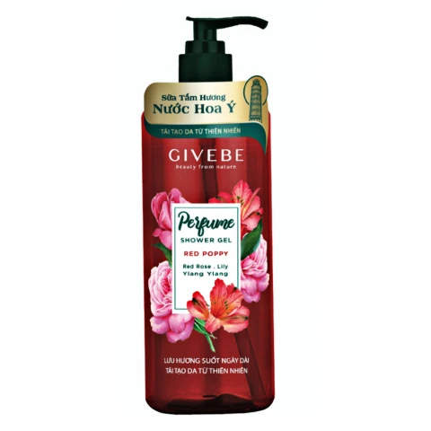 Sữa tắm Gel  GIVEBE Hương Poppy 700ml