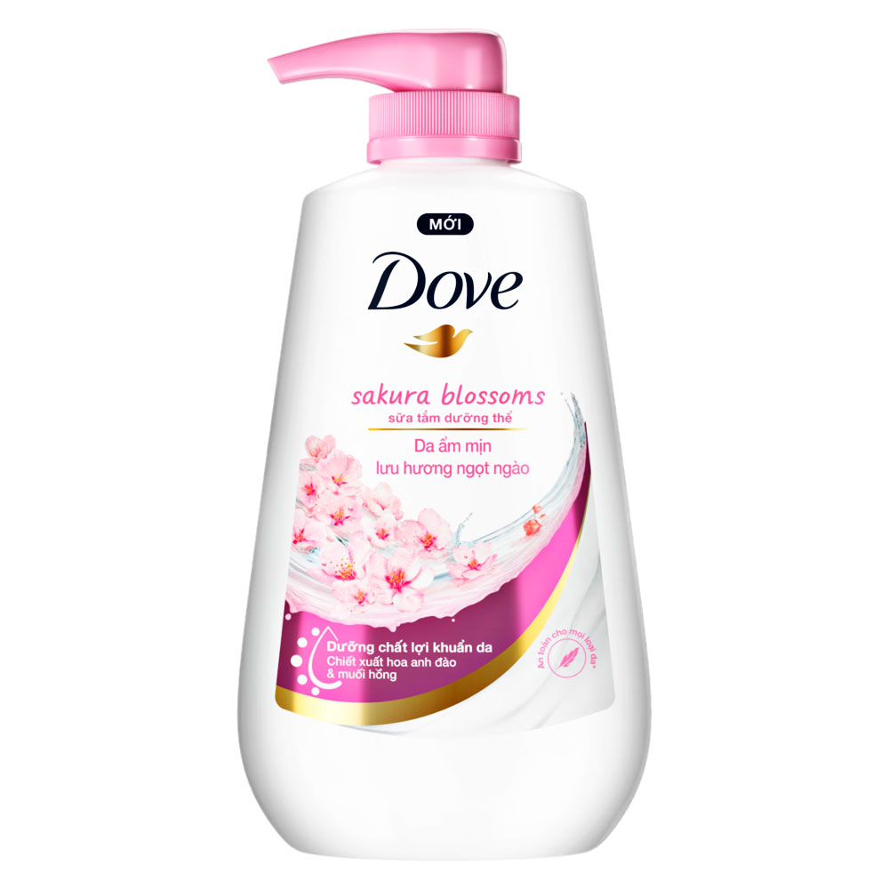 Sữa tắm Dove Hương hoa anh đào ngọt ngào  500g