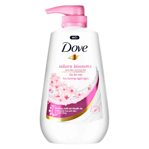 Sữa tắm Dove Hương hoa anh đào ngọt ngào  500g