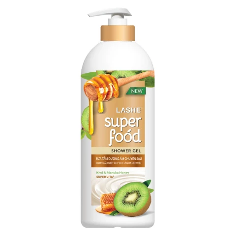Sữa tắm Lashe dưỡng ẩm Kiwi 640ml