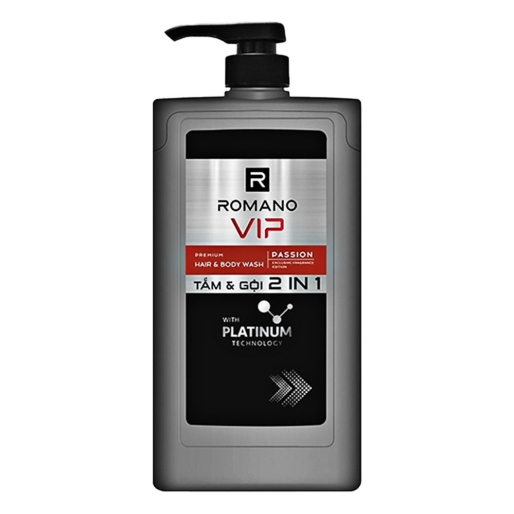 Tắm gội  Romano Vip Passion  650g