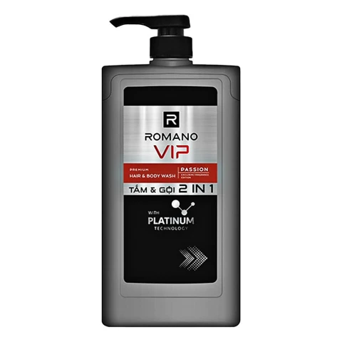 Tắm gội  Romano Vip Passion  650g