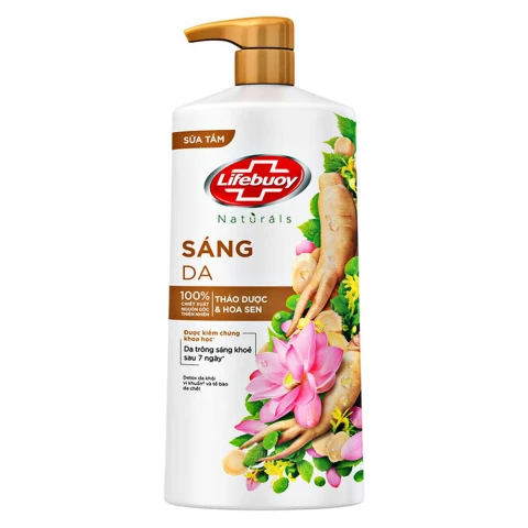 Sữa tắm Lifebuoy thảo dược và hoa sen chai  800g