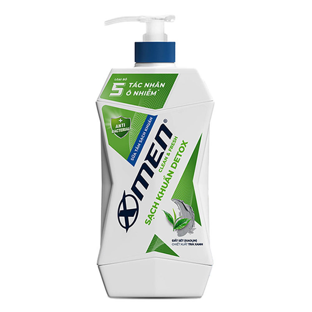 Sữa tắm Xmen  sạch khuẩn detox  630g