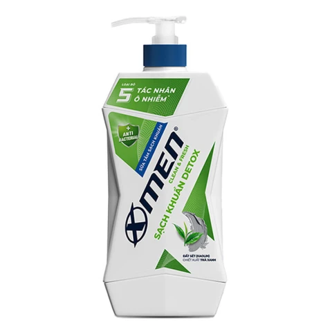 Sữa tắm Xmen  sạch khuẩn detox  630g