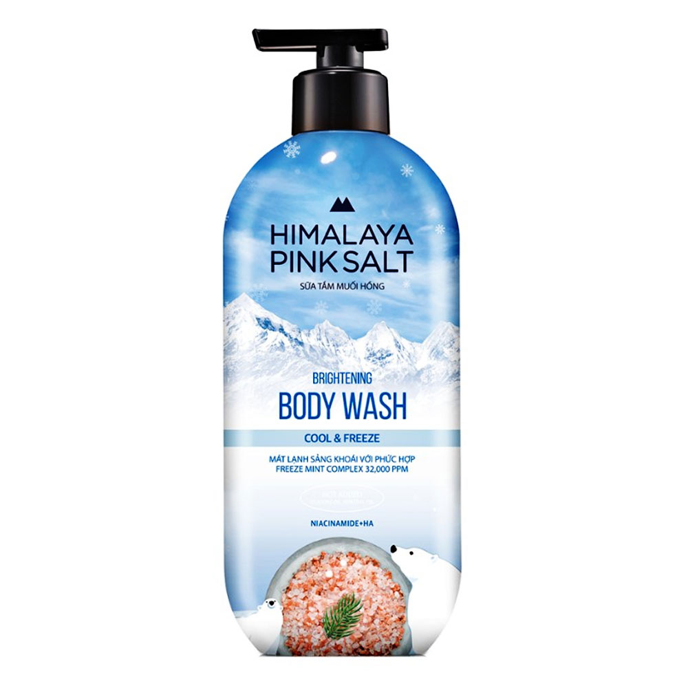 Sữa tắm Himalaya muối hồng mát lạnh thư giãn 500ml