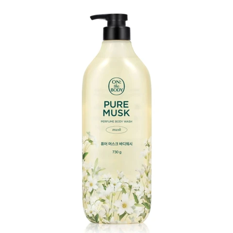 Sữa tắm On The body  PURE MUSK SCENT tinh chất hoa   730g