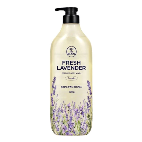 Sữa tắm On The body  LAVENDER SCENT oải hương chai   730g