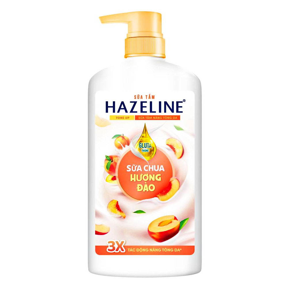 Sữa tắm Hazelin sữa chua hương đào chai  670g