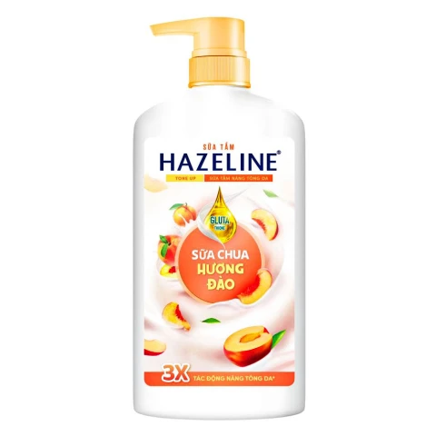 Sữa tắm Hazelin sữa chua hương đào chai  670g