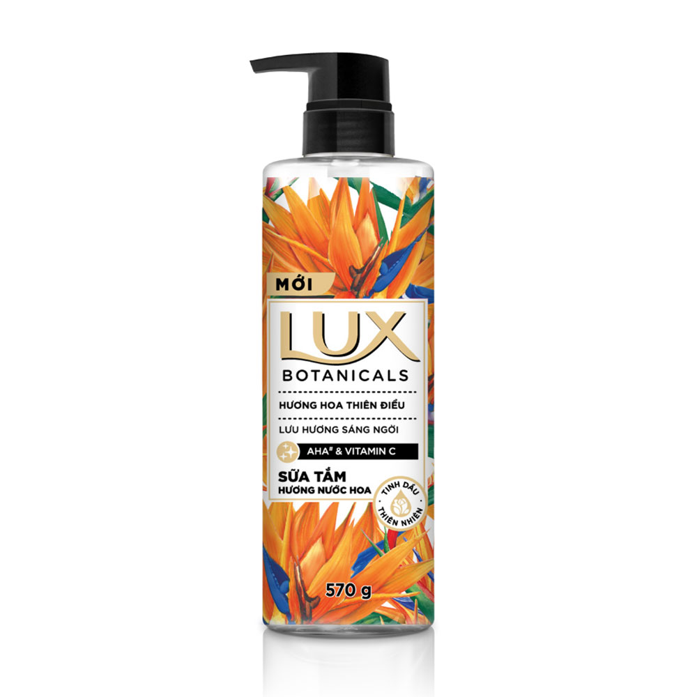 Sữa tắm Lux hương hoa Thiên Điểu chai  570G