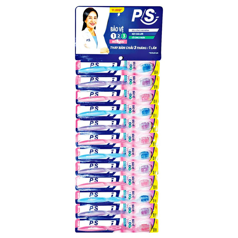 Bàn chải đánh răng PS Bảo Vệ 123 Mềm Mại