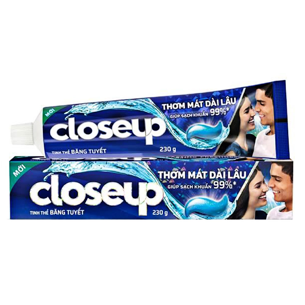 Kem đánh răng Closeup tinh thể băng tuyết  230g