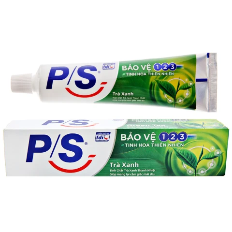 Kem đánh răng PS  Trà xanh 123 100g 
