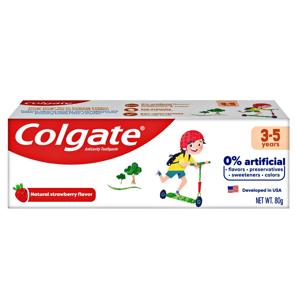 Kem đánh răng Colgate trẻ em thiên nhiên 3-5 tuổi 80g