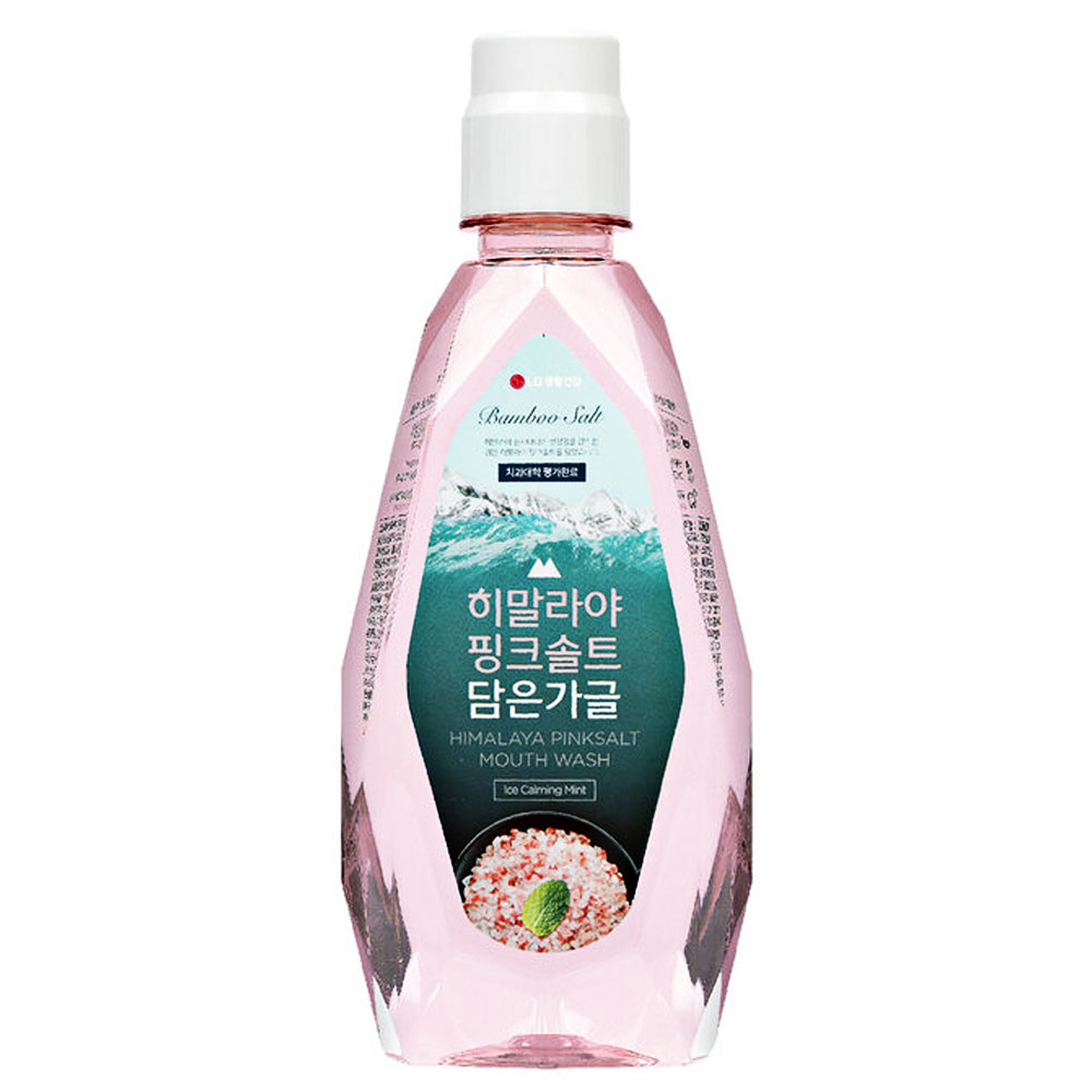 Nước súc miệng  Bamboo  Salt Himalaya pink bạc hà 760ml