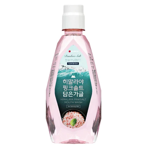 Nước súc miệng  Bamboo  Salt Himalaya pink bạc hà 760ml