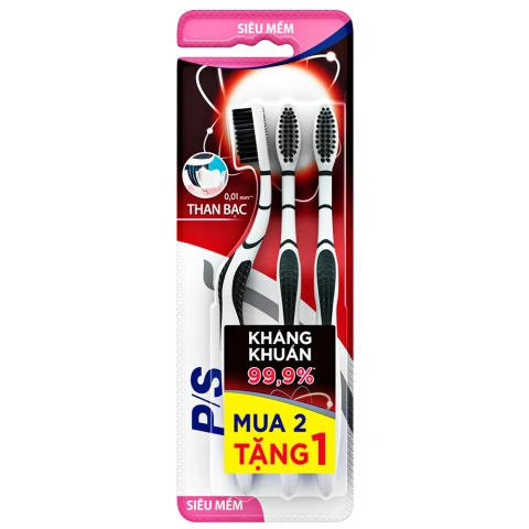 Bàn chải đánh răng PS Than Hoạt Tính